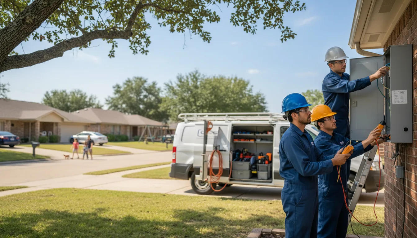 Certified electrician providing emergency electrical services in Corona, SD